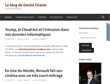Tablet Screenshot of daniel-chaize.com